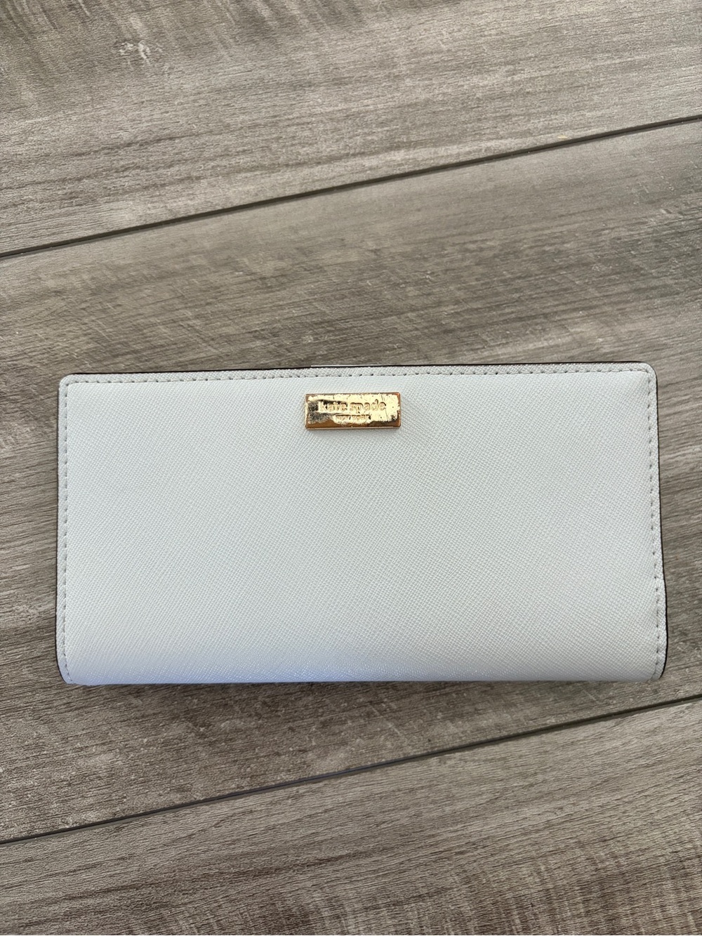 Kate Spade light blue/grey wallet